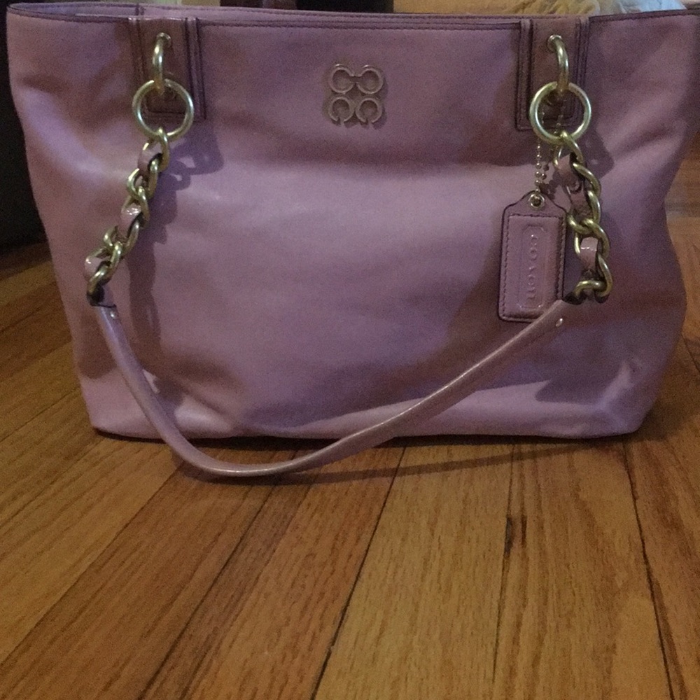 Pink Coach Bag- Cover Included